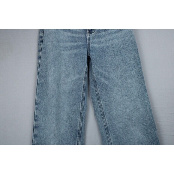 Playboy By PacSun Light Blue Jeans Medium Wash Back Slash 90’s Size 24 - Picture 8 of 16